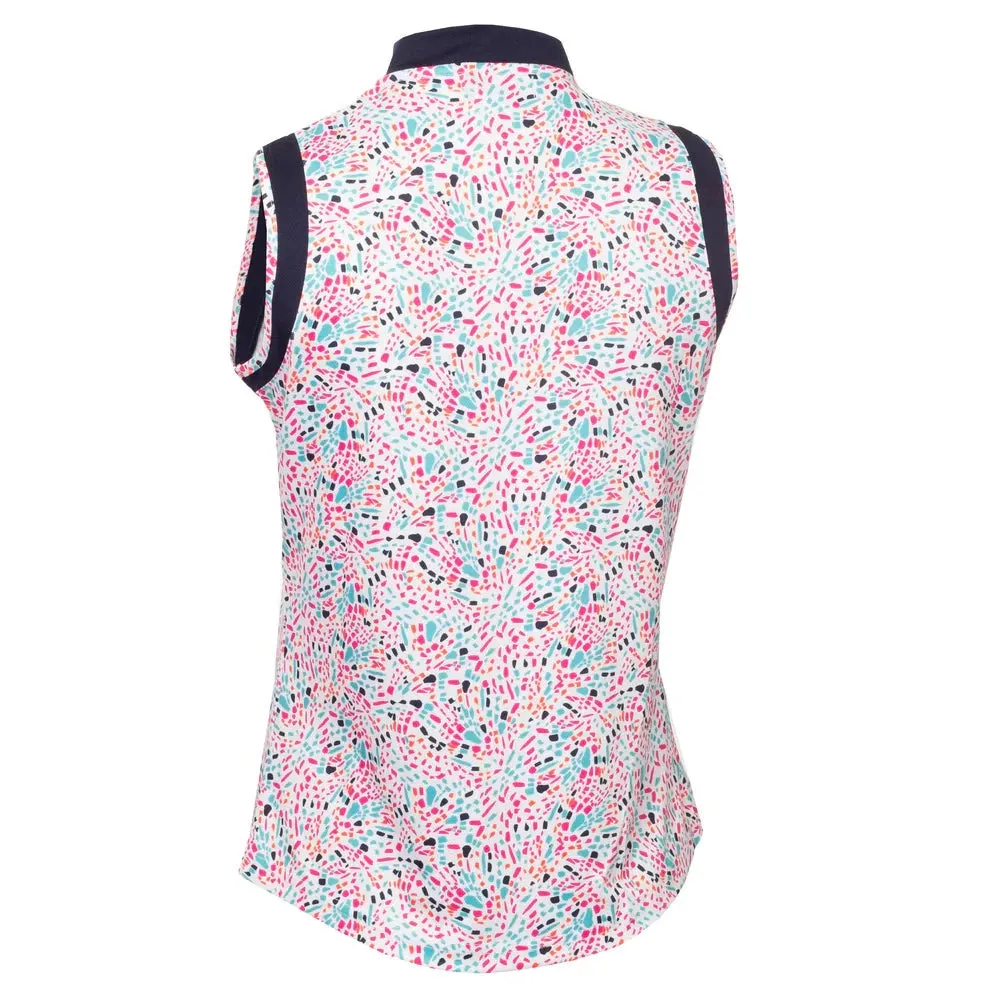 Green Lamb Odessa Printed Golf Polo Shirt