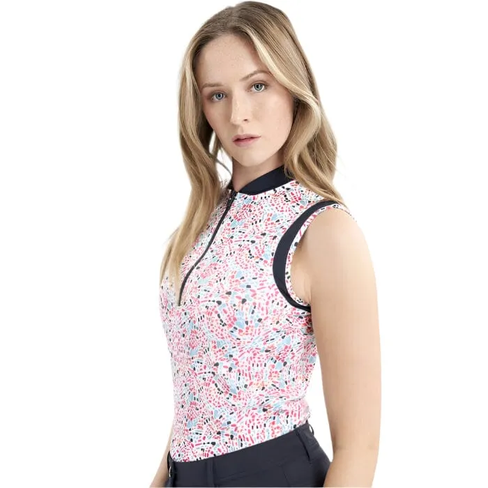 Green Lamb Odessa Printed Golf Polo Shirt