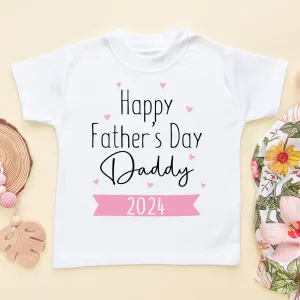 Happy Father's Day Daddy (Girl) Toddler & Kids T Shirt
