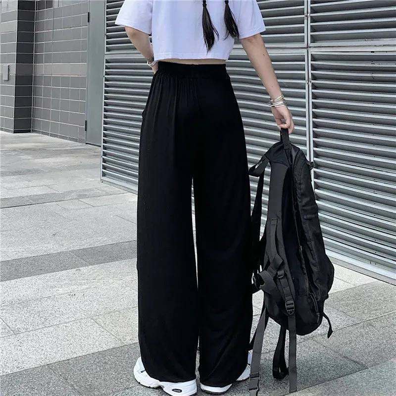 HARAJUKU BUTTERFLY EMBROIDERED PANTS YC82791