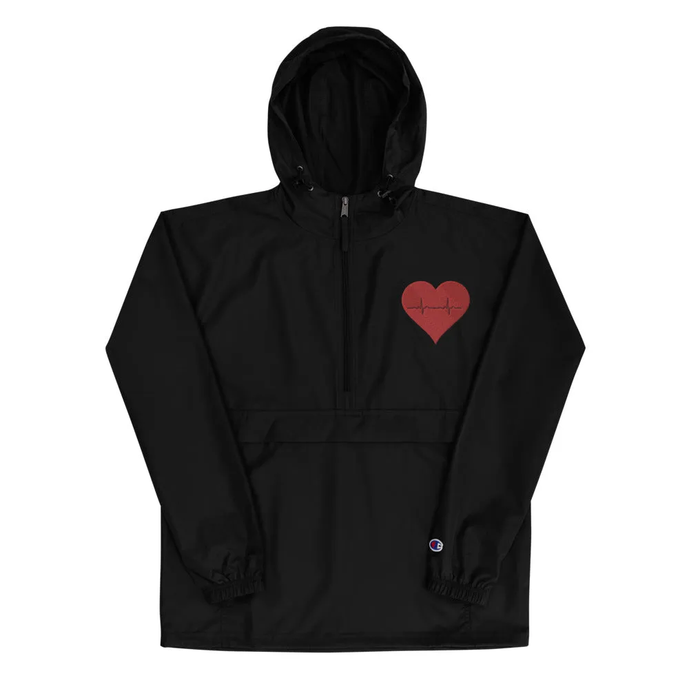 Heart Healthy Embroidered Champion Packable Jacket
