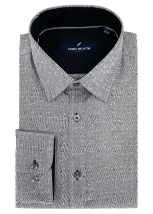 Hechter Paris Paisley Slim Fit Dress Non-Iron Shirt