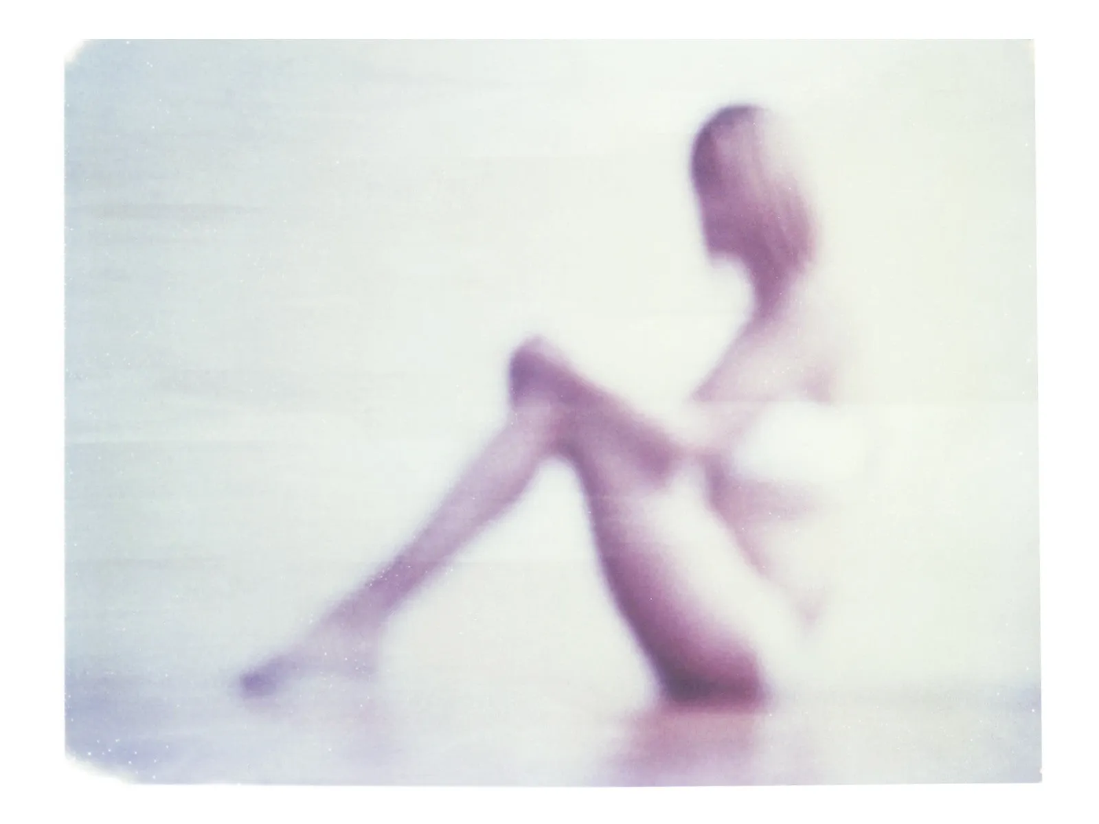 Her Silhouette Dipped In White