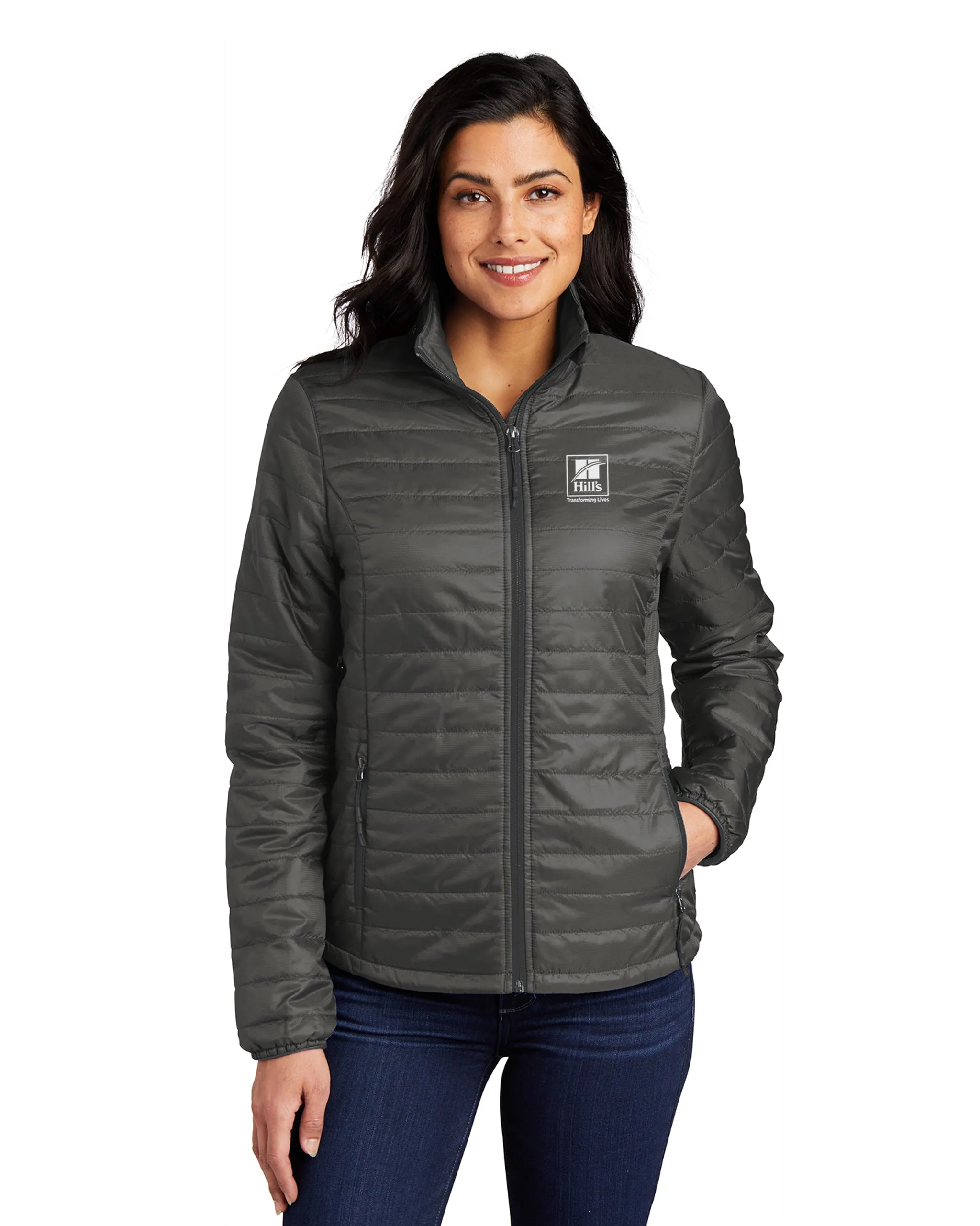 Hill's Apparel - Port Authority Ladies Packable Puffy Jacket - L850