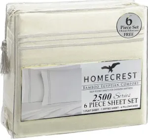 Homecrest 6 Piece Queen Sheet Sets