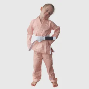 Hooks BJJ GI - Kids Classic - Peach includes White Belt