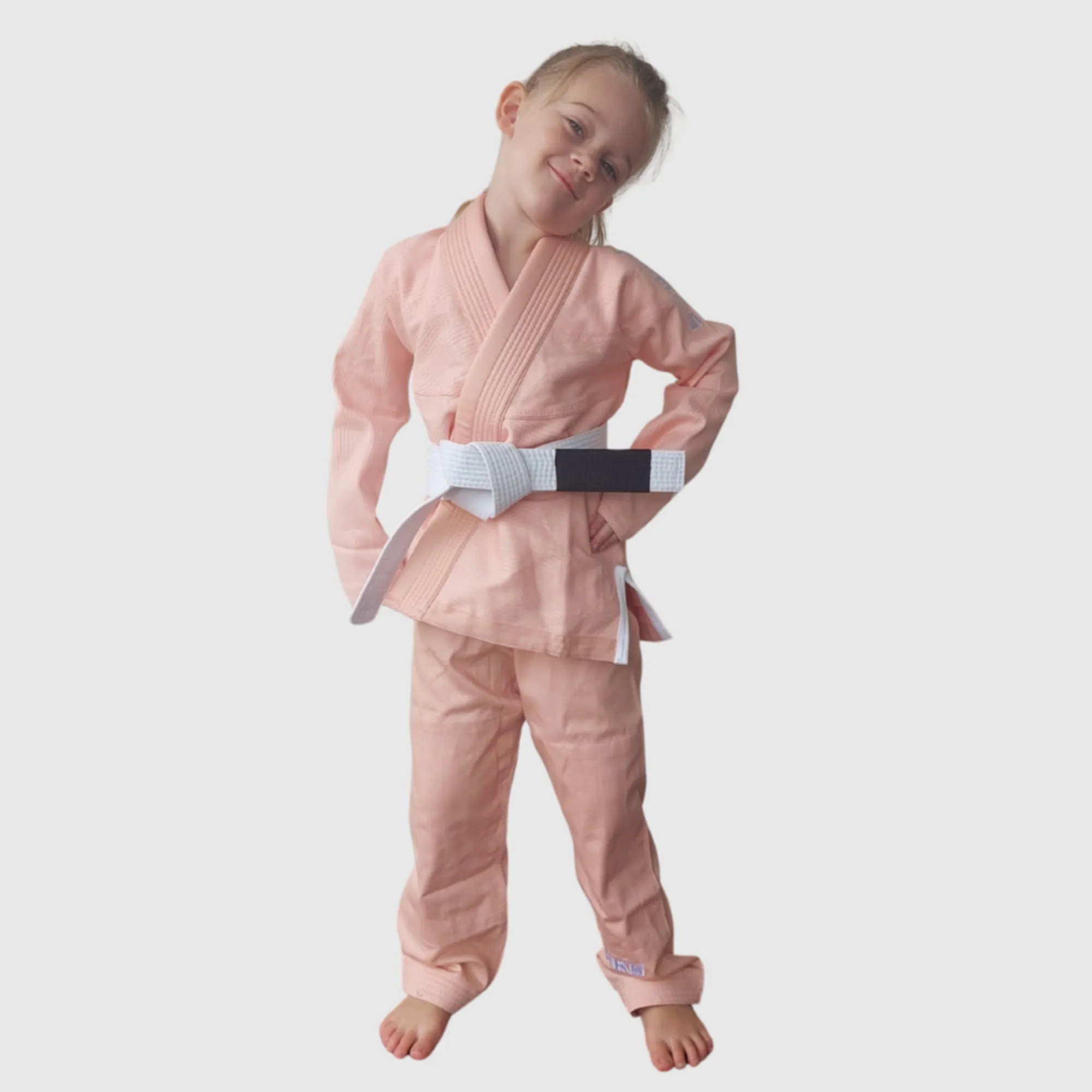 Hooks BJJ GI - Kids Classic - Peach includes White Belt