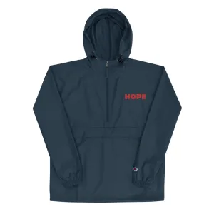Hope Embroidered Champion Packable Jacket