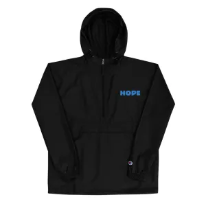 Hope Embroidered Champion Packable Jacket