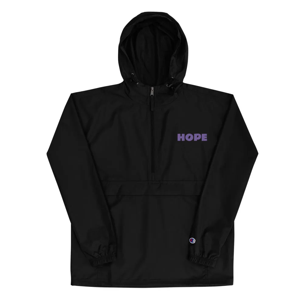 Hope Embroidered Champion Packable Jacket