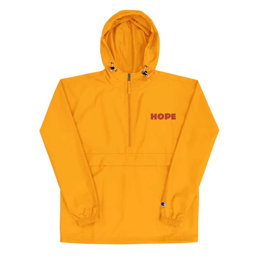 Hope Embroidered Champion Packable Jacket