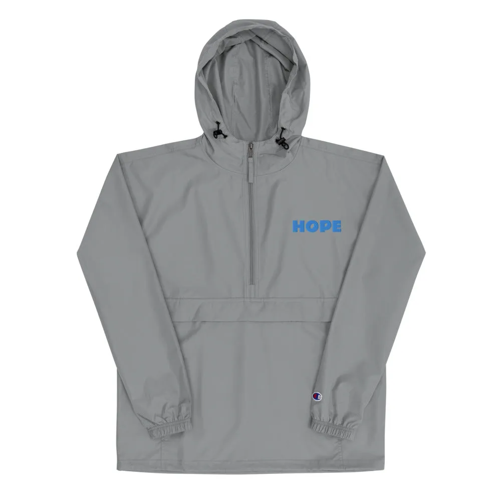 Hope Embroidered Champion Packable Jacket