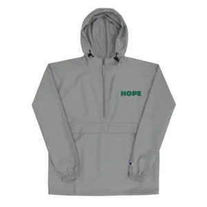 Hope Embroidered Champion Packable Jacket