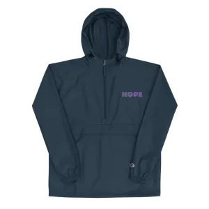 Hope Embroidered Champion Packable Jacket