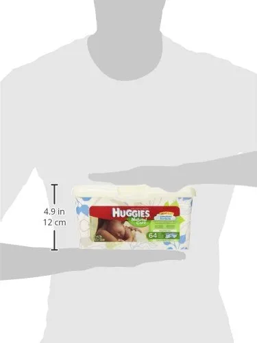 Huggies Natural Care Unscented Baby Wipes Tub - 64ct