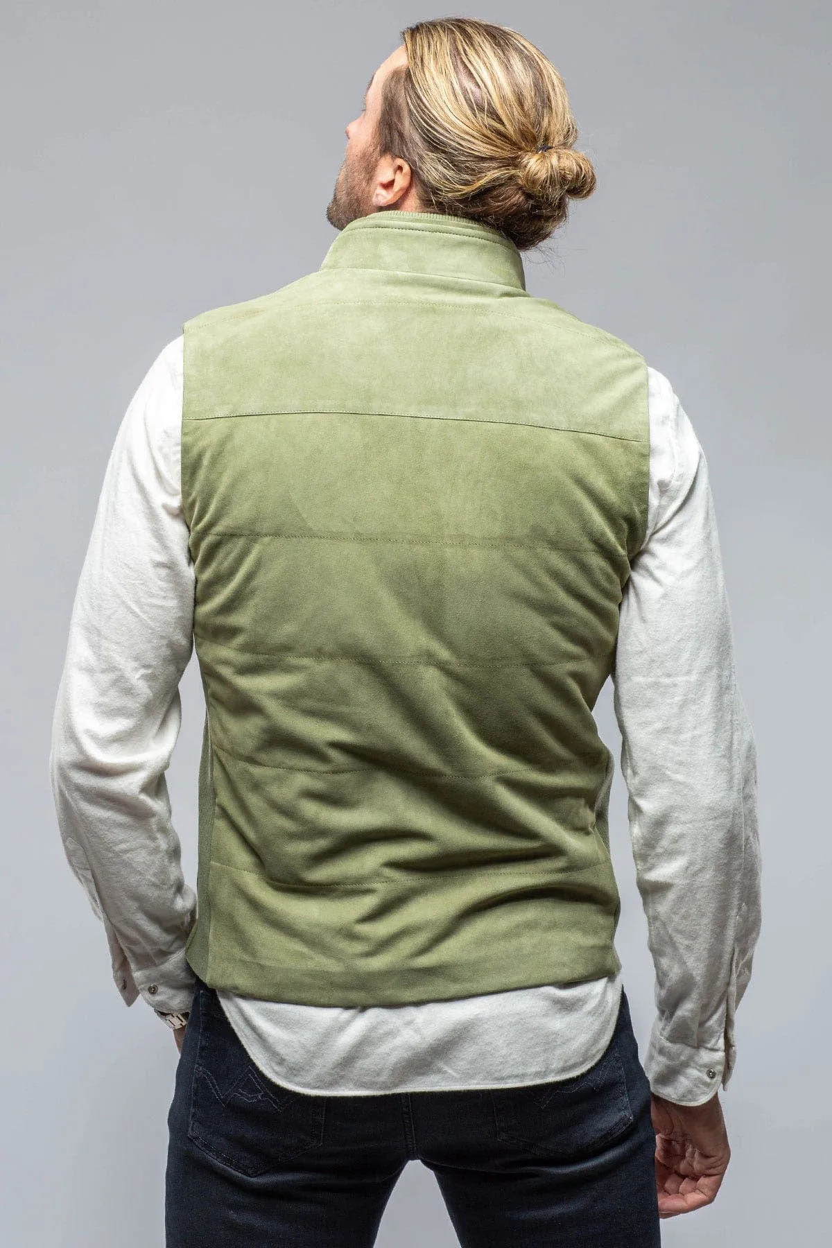 Huracan Suede Vest In Green