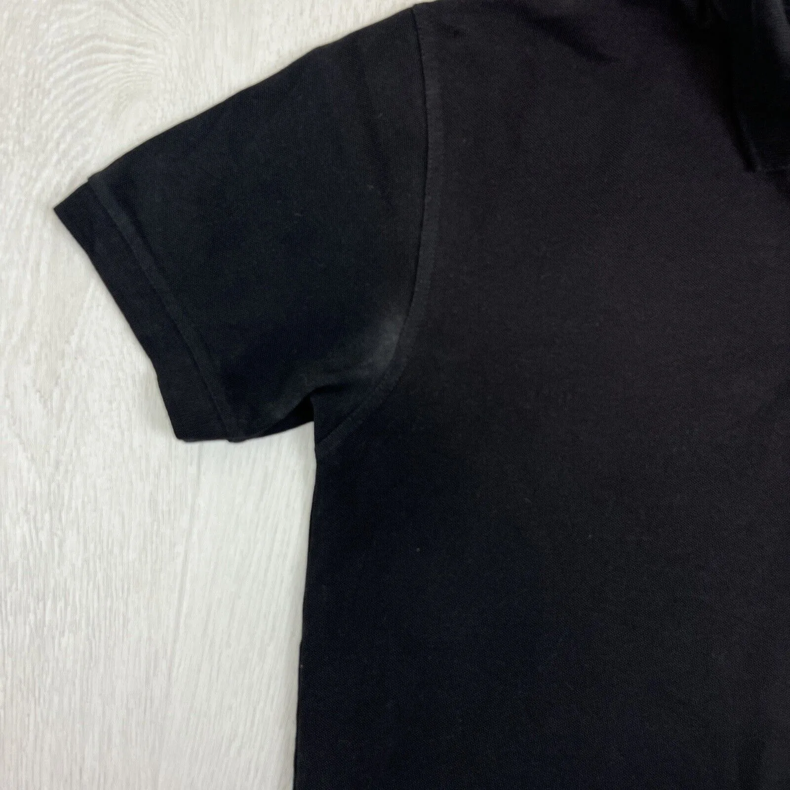 Hyundai Mens Black Short Sleeve Polo Shirt Size Medium (2 Shirts)