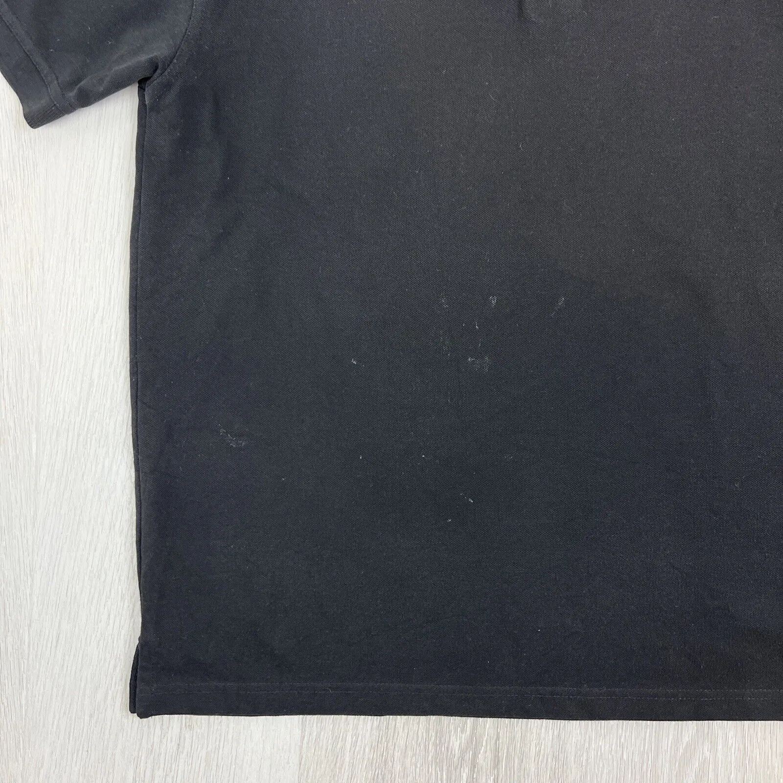 Hyundai Mens Black Short Sleeve Polo Shirt Size Medium (2 Shirts)