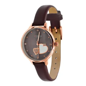 INFERNUM CURREN Watch – Crystal Bezel & Japan Quartz – 541455