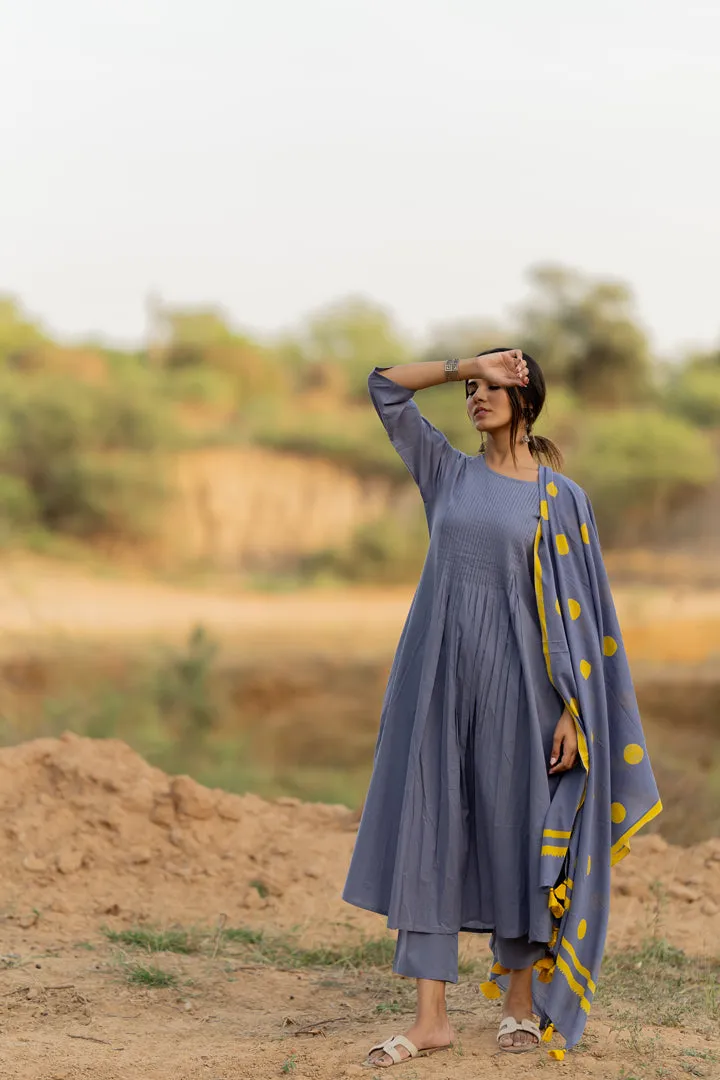 Iris Blue Kurta Set