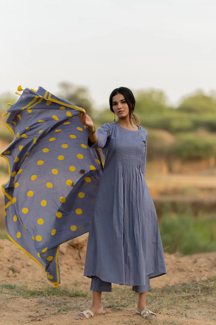 Iris Blue Kurta Set