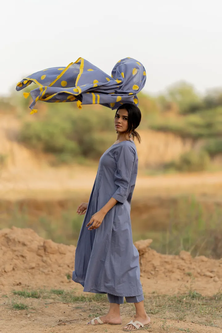 Iris Blue Kurta Set