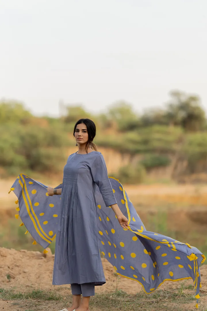 Iris Blue Kurta Set