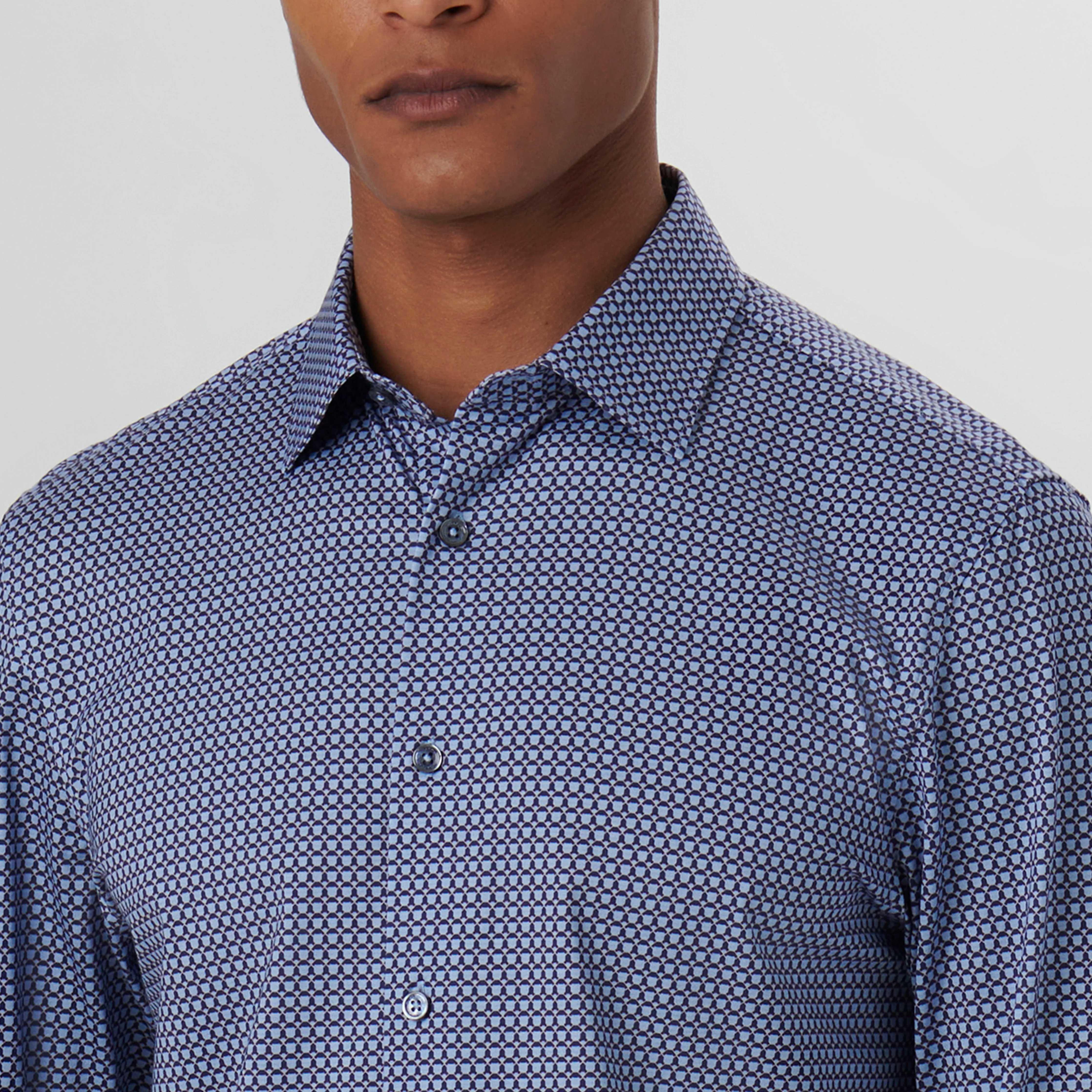 James Abstract Print OoohCotton Shirt