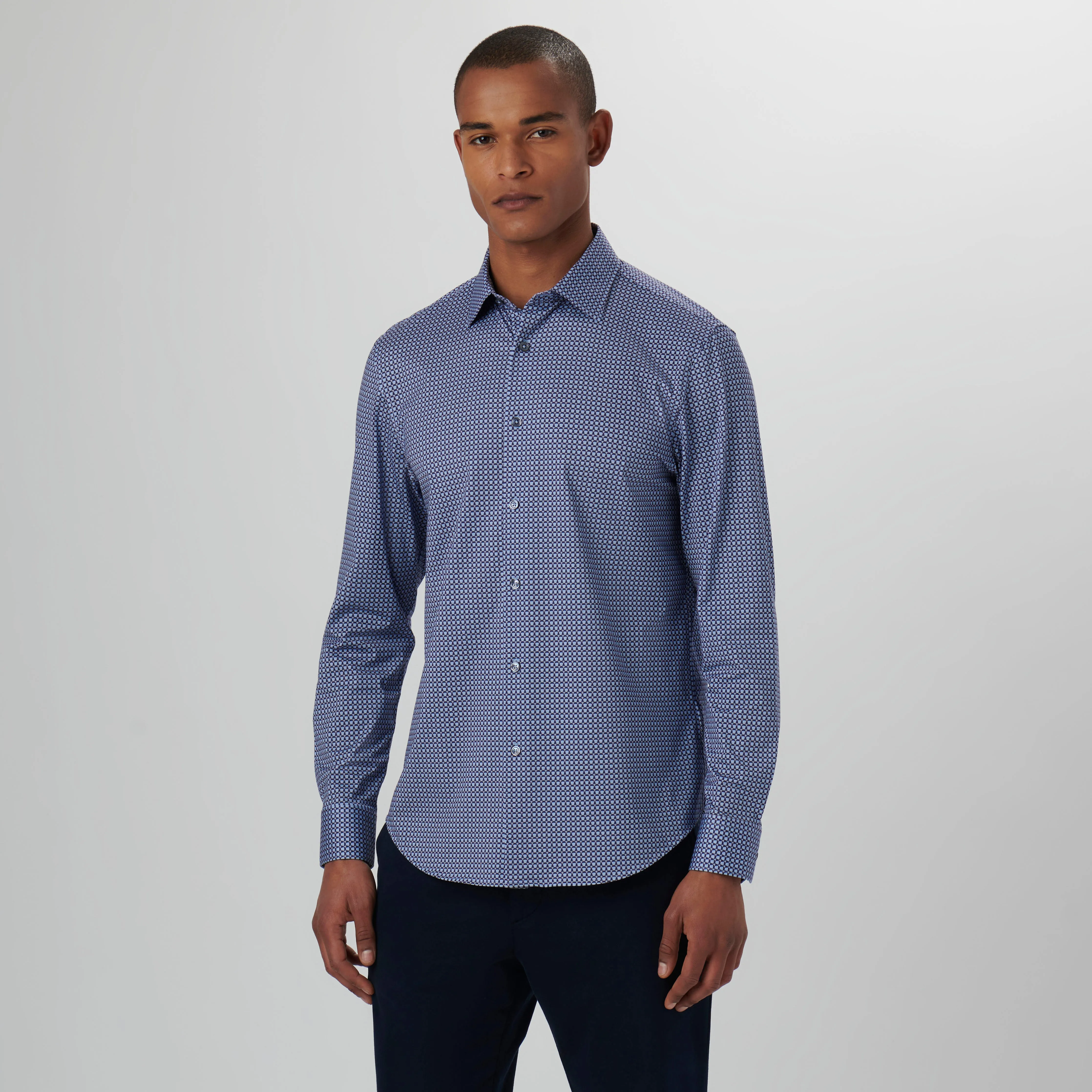 James Abstract Print OoohCotton Shirt