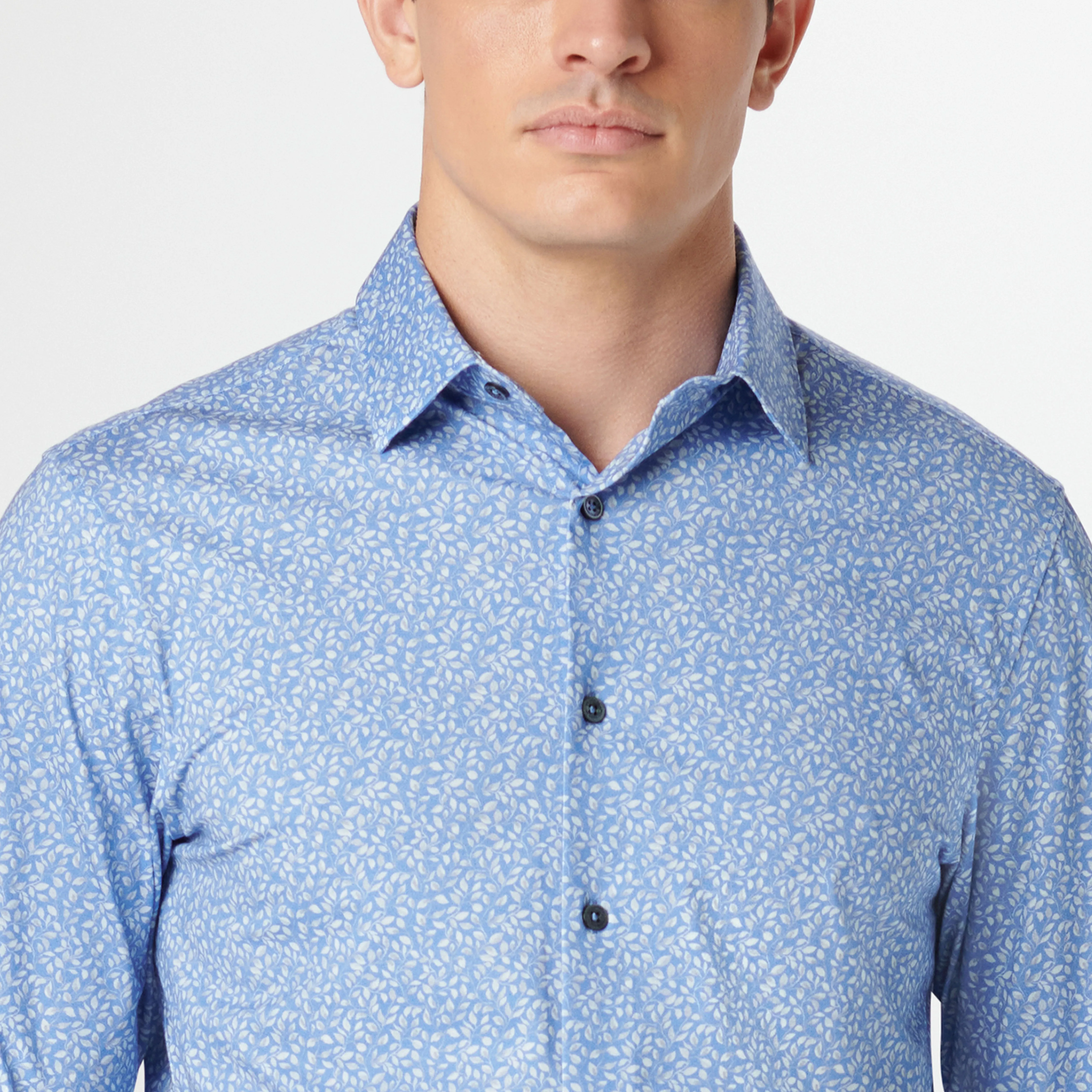 James Leaf Print OoohCotton Shirt