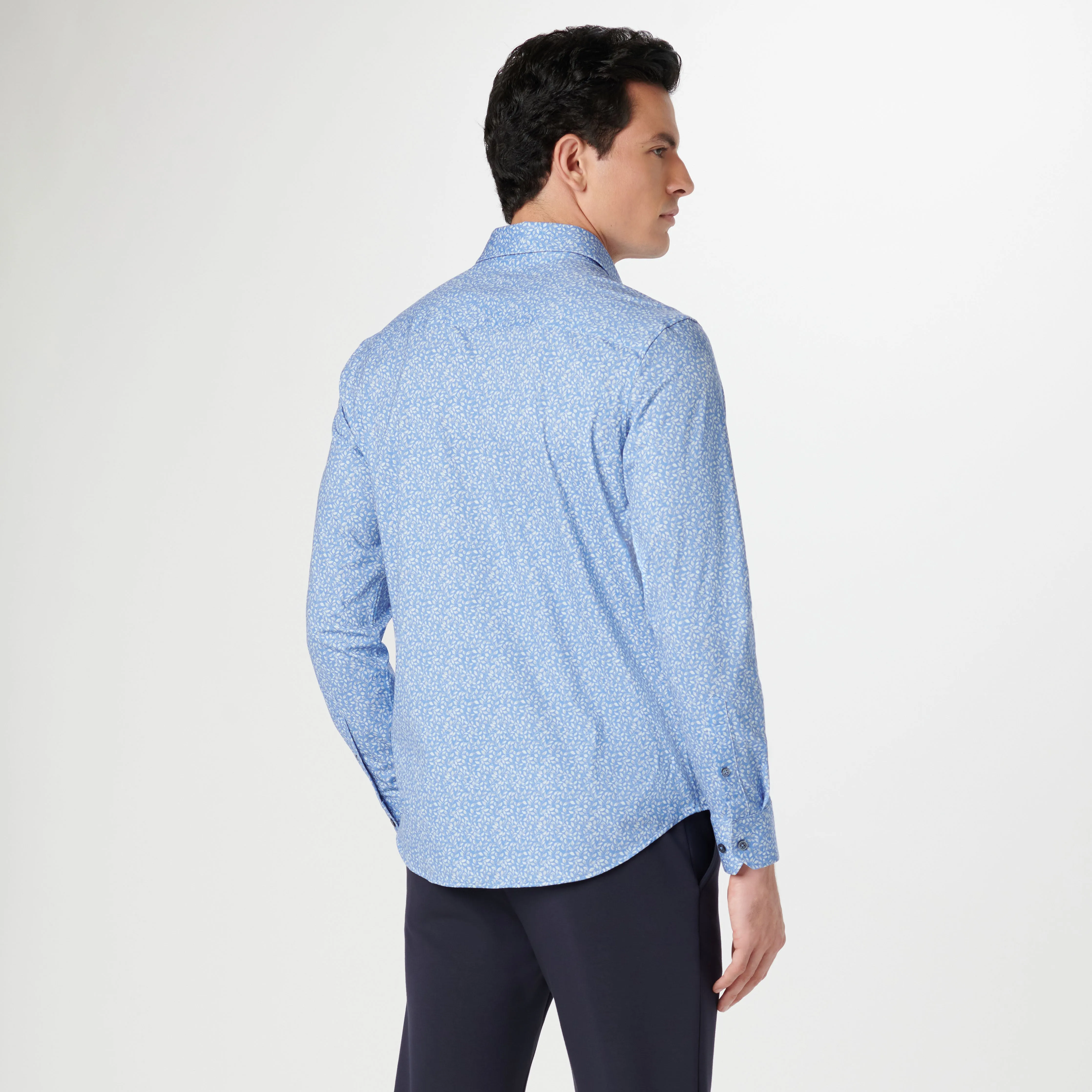 James Leaf Print OoohCotton Shirt
