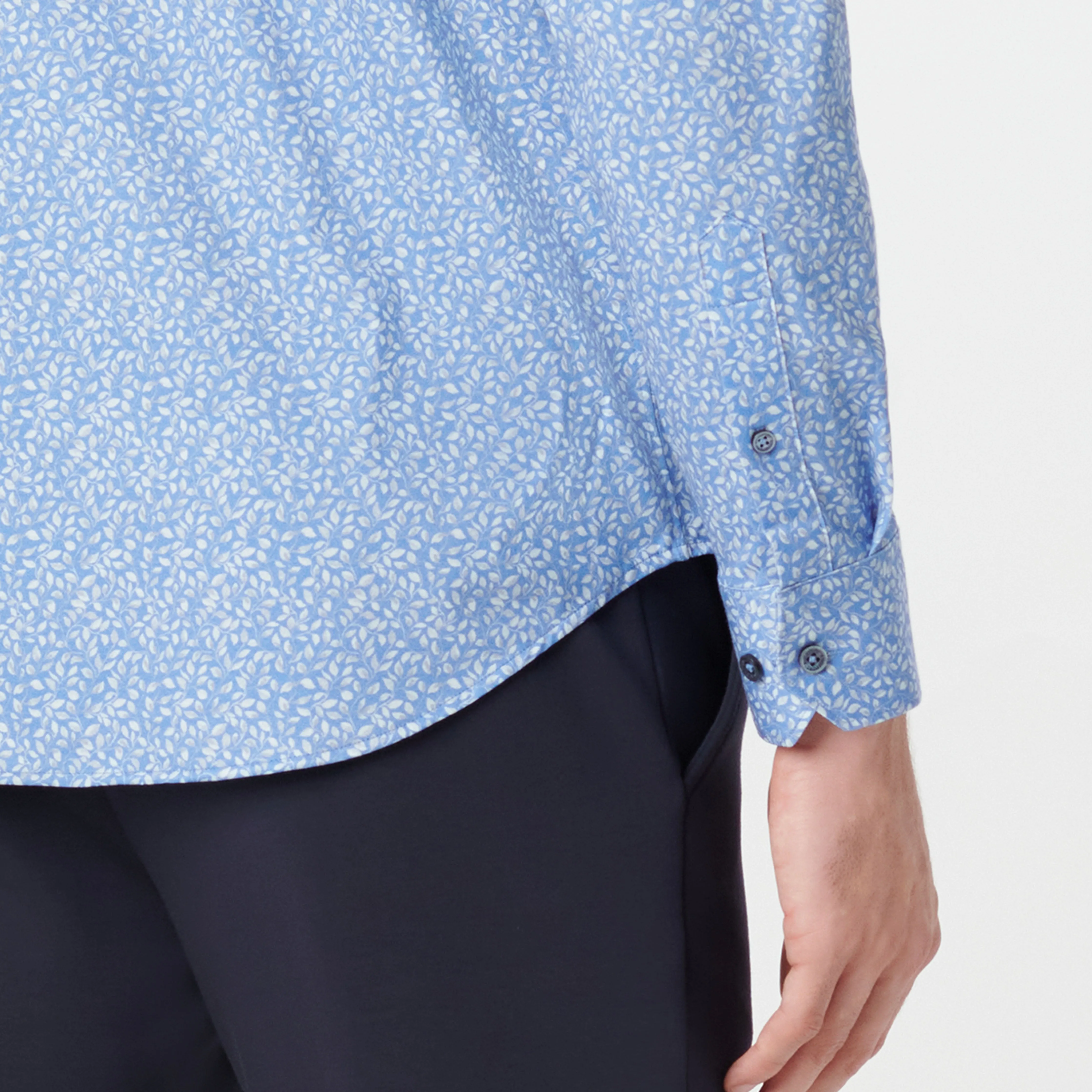 James Leaf Print OoohCotton Shirt