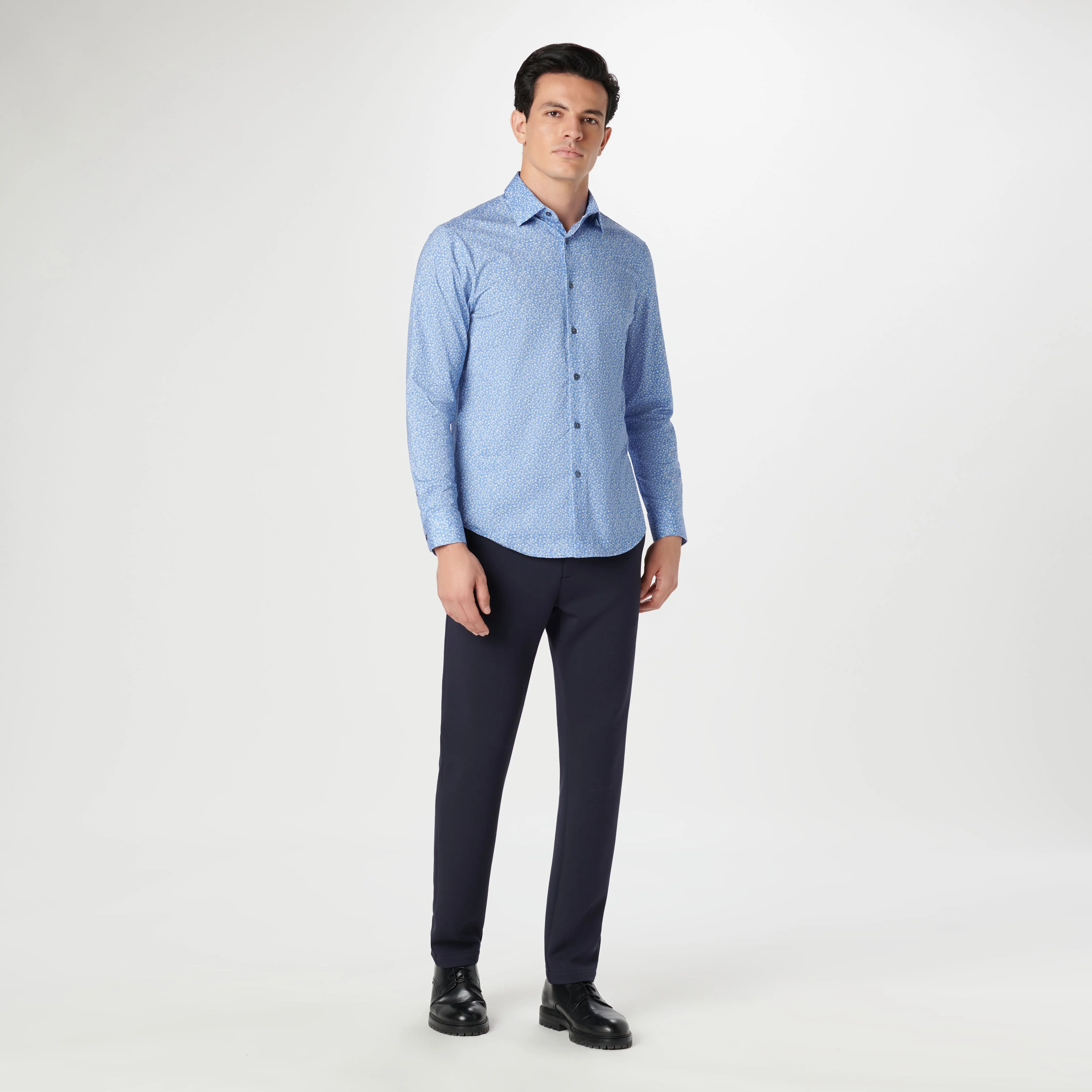 James Leaf Print OoohCotton Shirt
