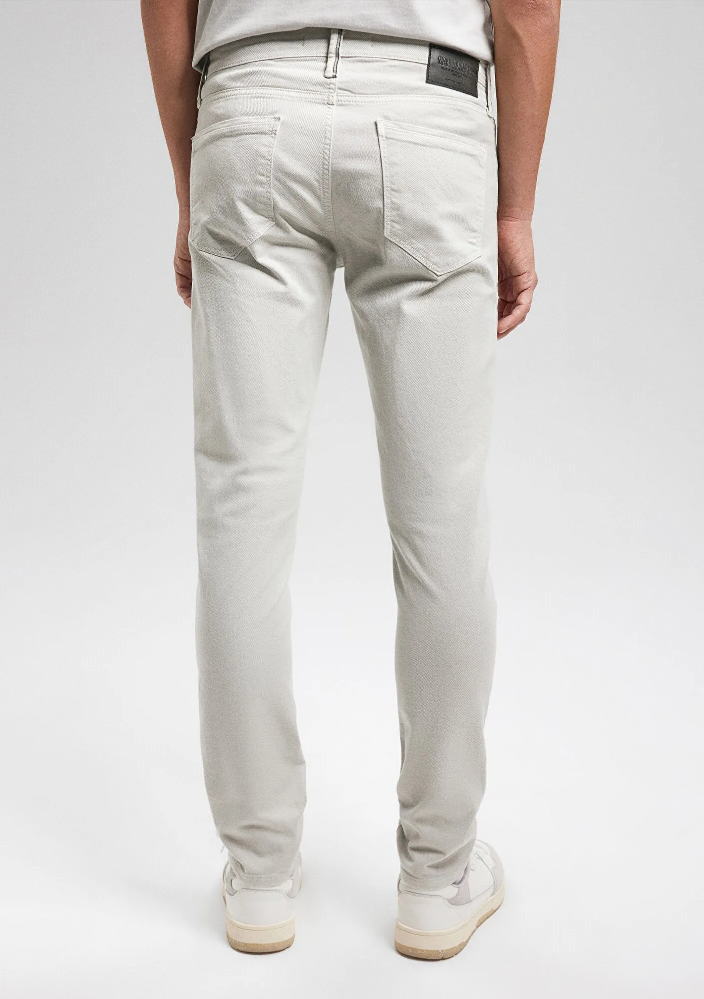 James Light Stone Mavi Black Gabardine Pants