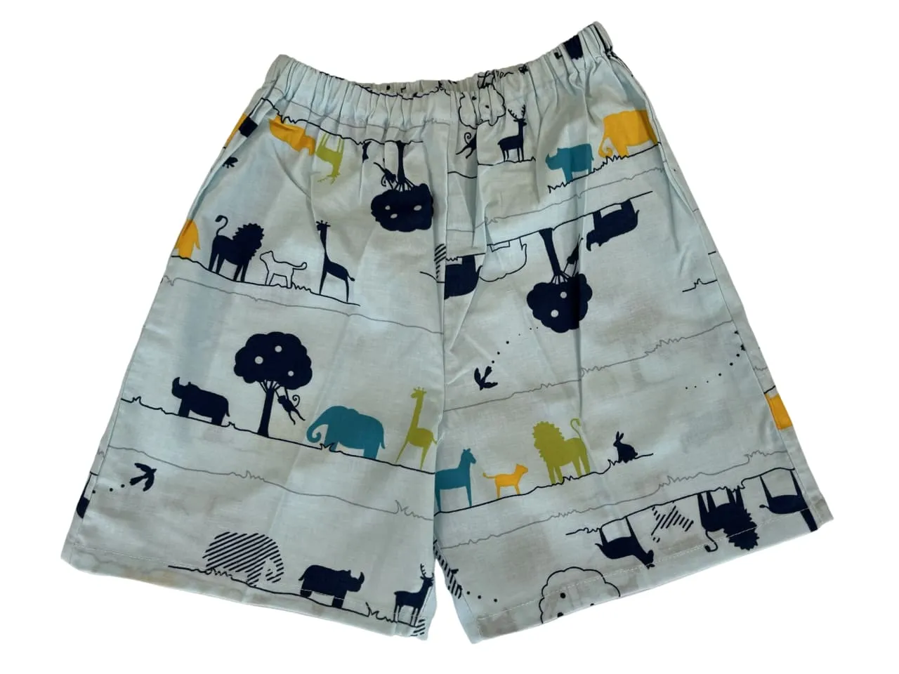 Japanese JINBEI Toddler Size 5T-6T /  Lovely "Animals" Light blue