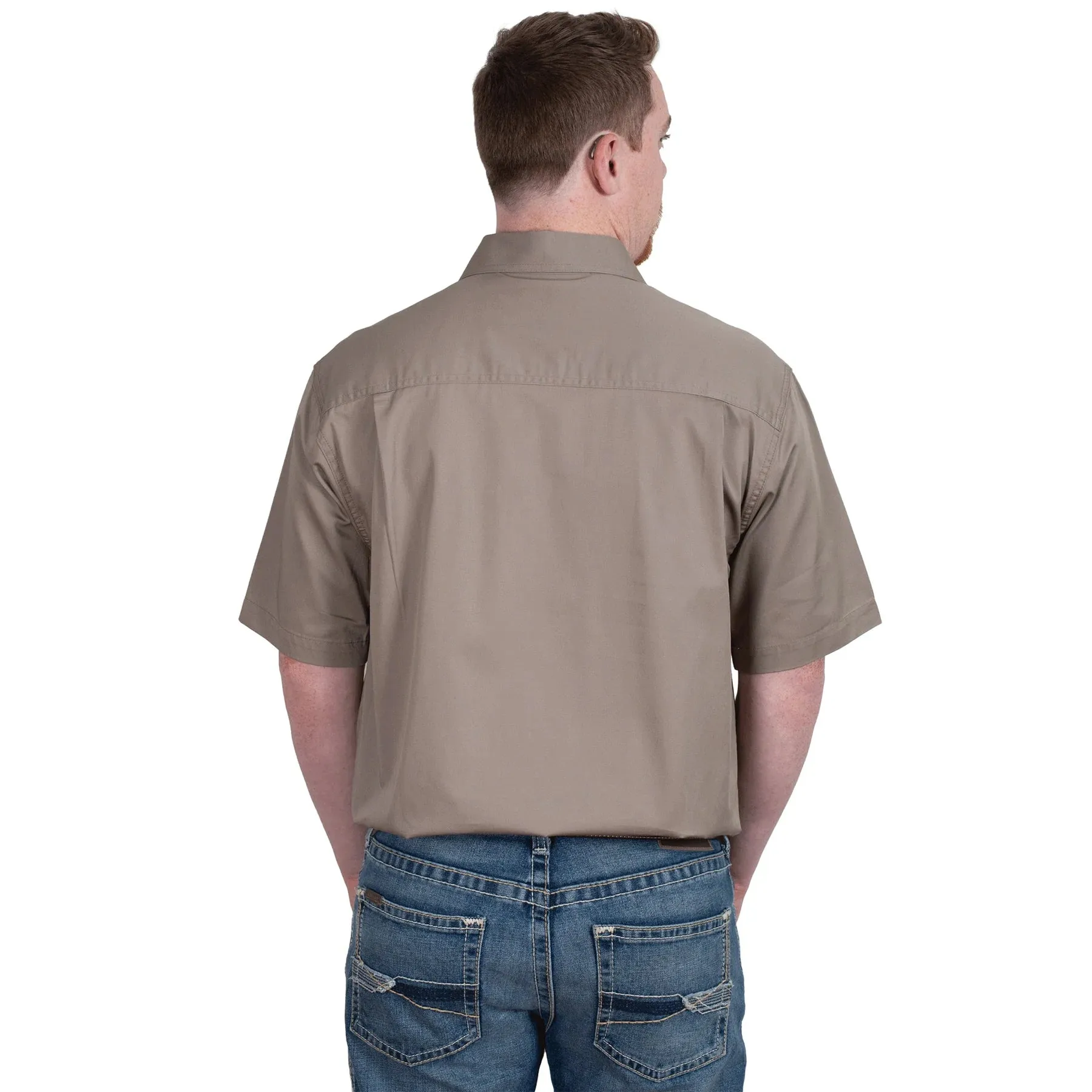 JCA Adam Mens Workshirt Brown