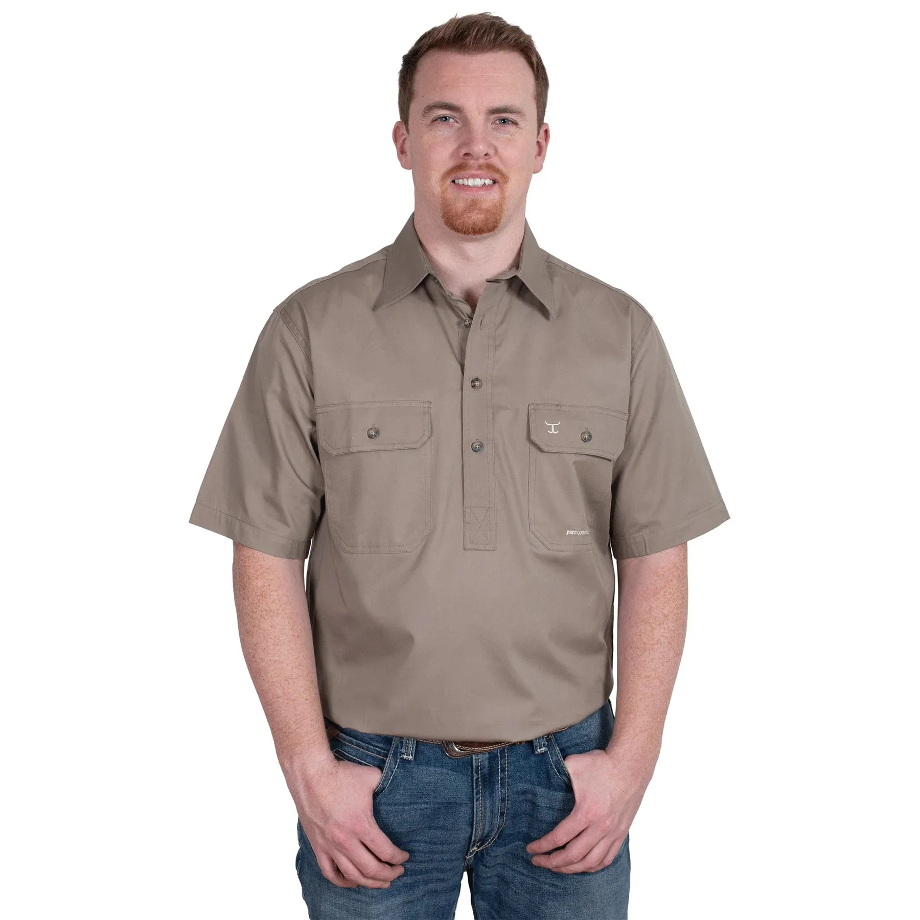 JCA Adam Mens Workshirt Brown