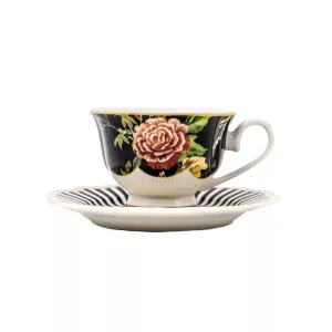 Jenna Clifford Botanica Rose Cup & Saucer 200ml JC-7257