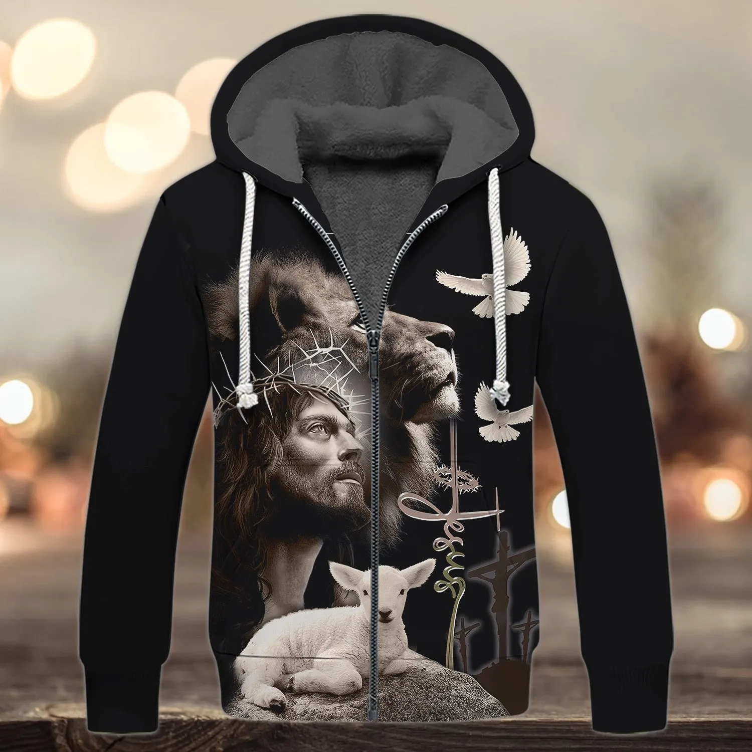 Jesus Faith Over Fear Personalized Name 3D Shirts For Christian Hoodie Tshirt