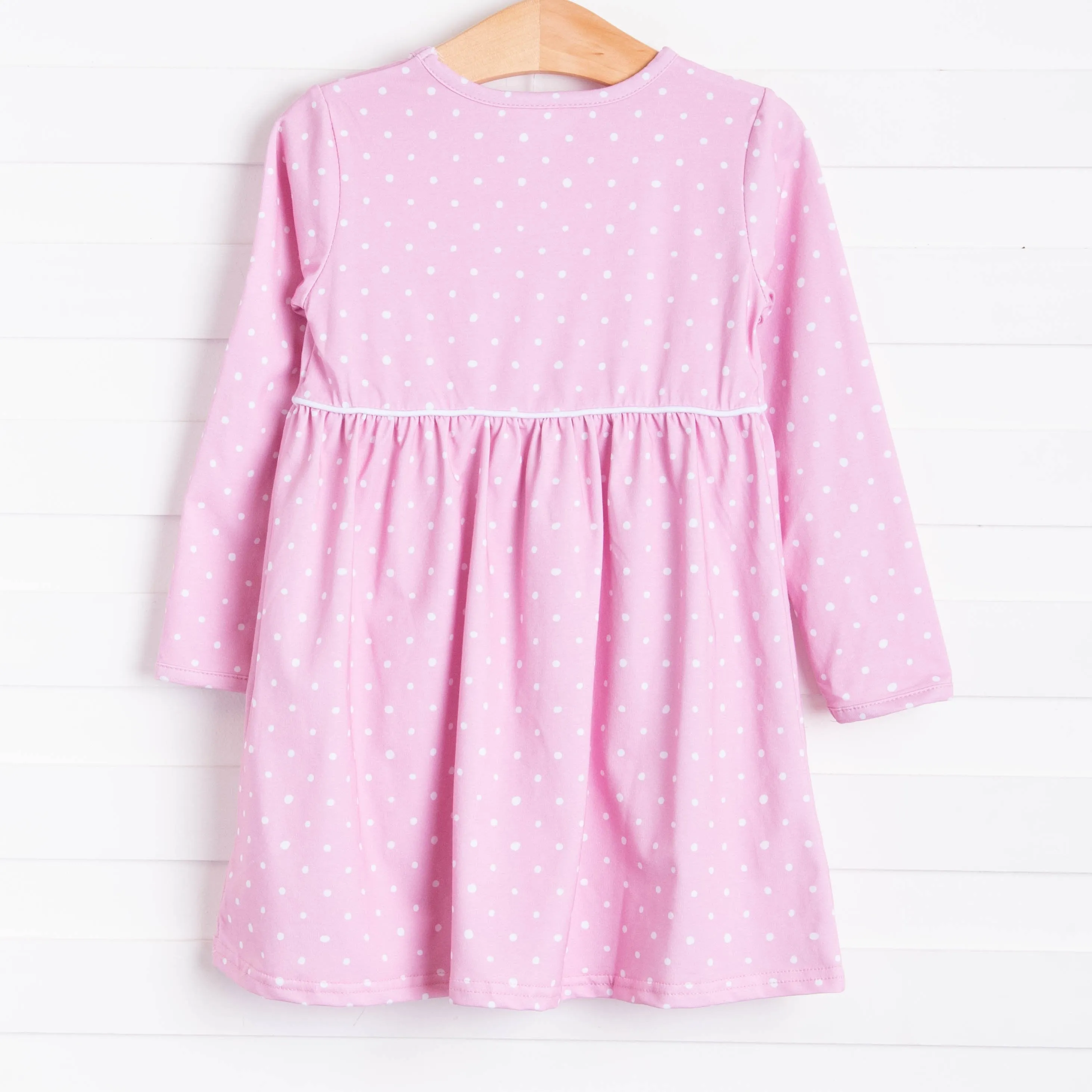 Josie Dress, Pink Bitty Dot