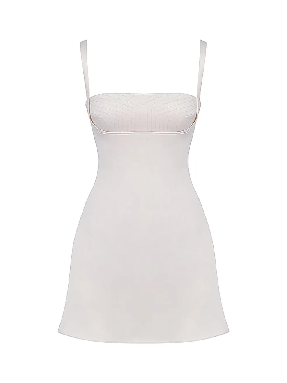 Kara Vintage Cream Mini Dress