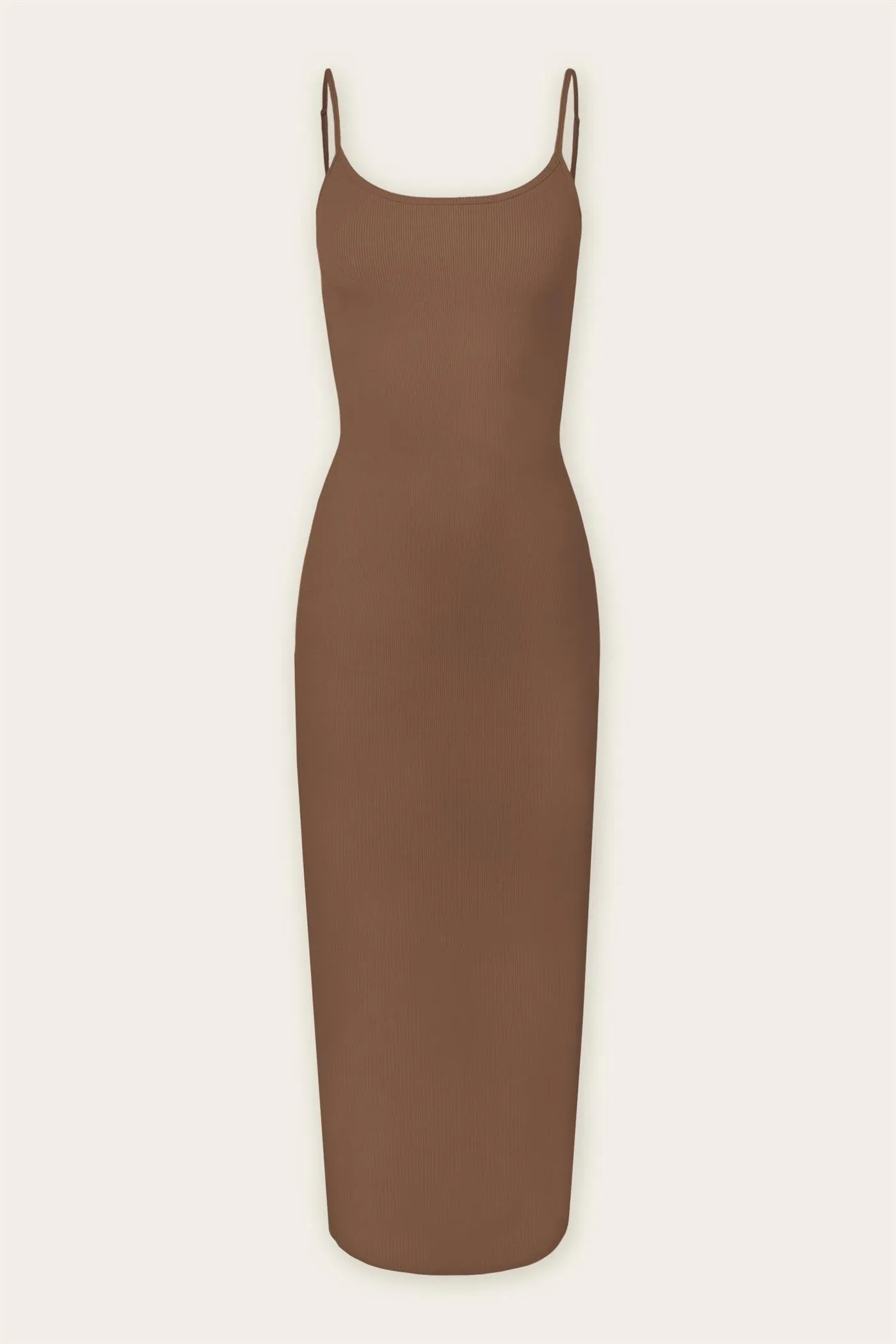 Katie Ribbed Knit Bodycon Maxi Dress