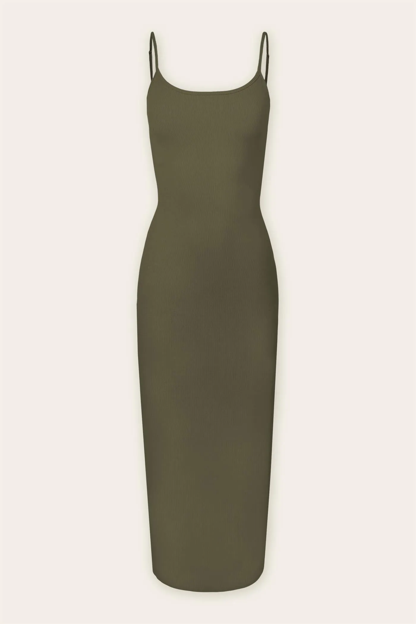 Katie Ribbed Knit Bodycon Maxi Dress