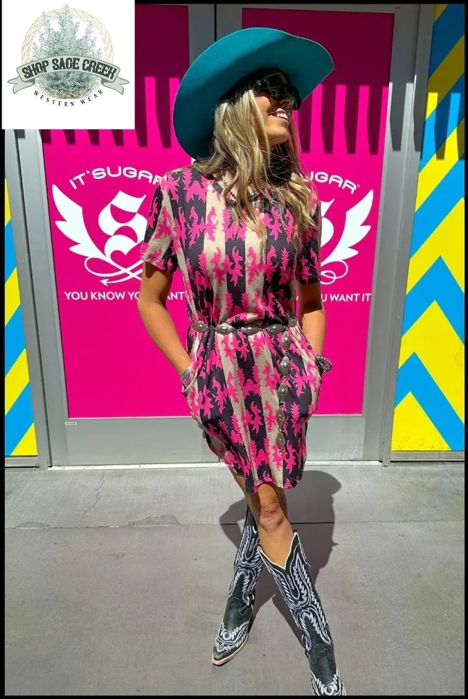 Kickin It Tshirt Dress with Pockets