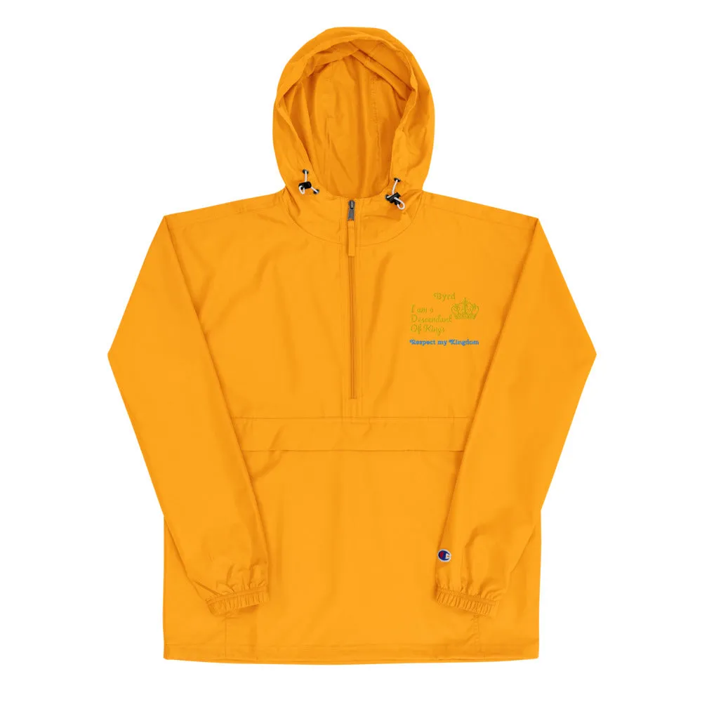 King Embroidered Champion Packable Jacket