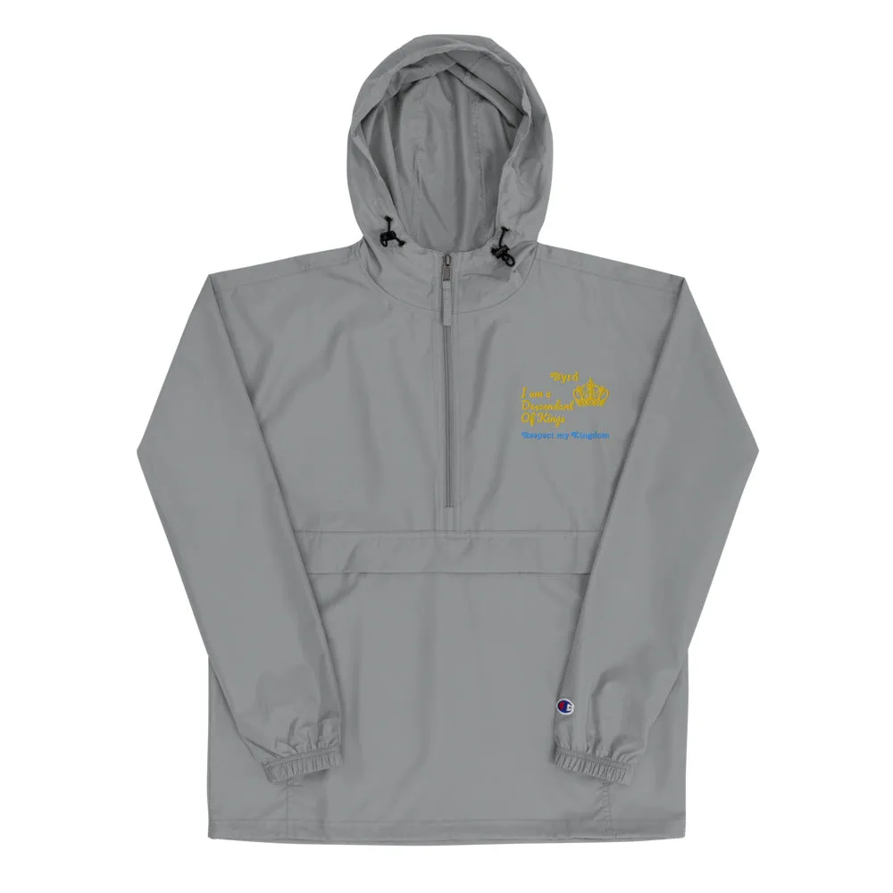 King Embroidered Champion Packable Jacket