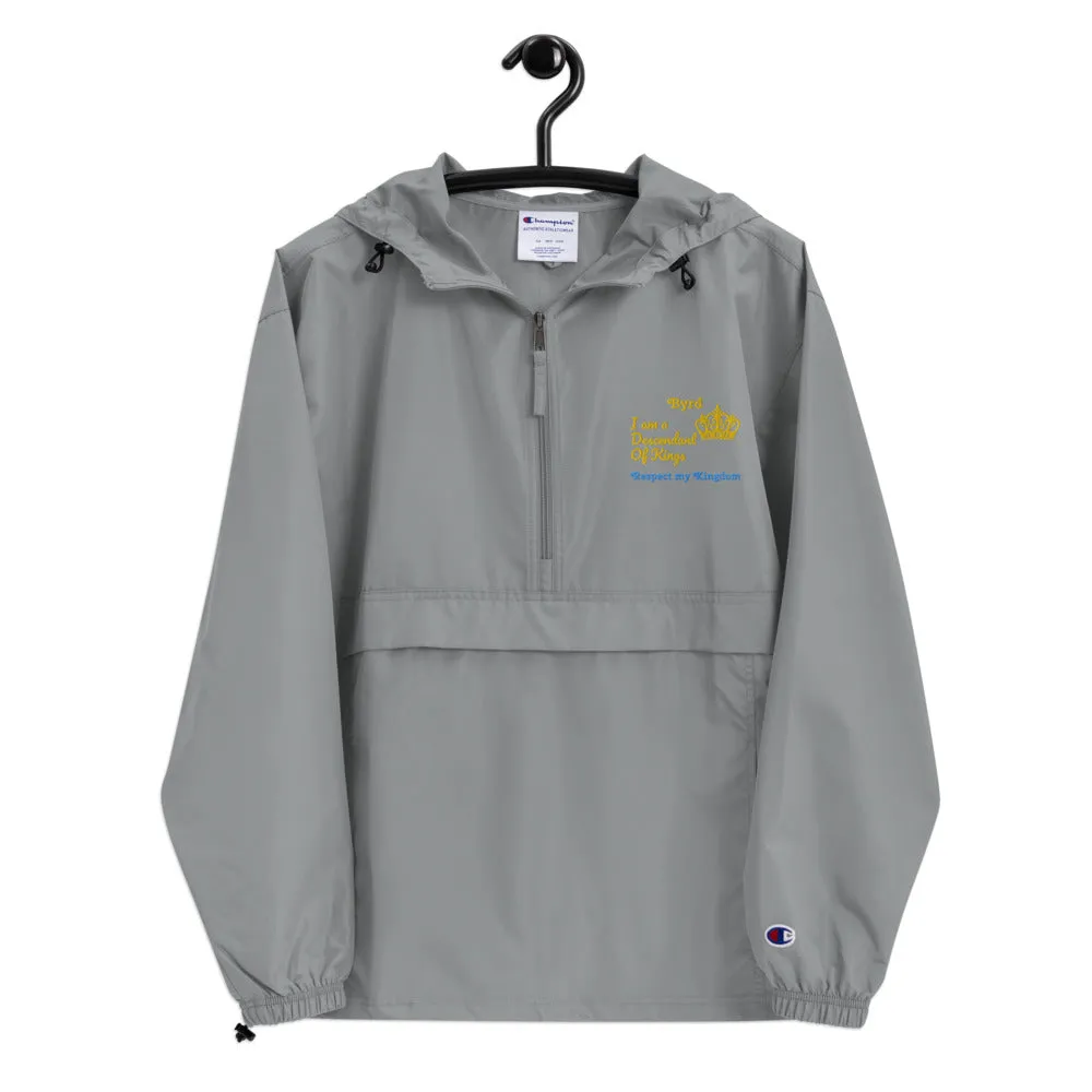 King Embroidered Champion Packable Jacket