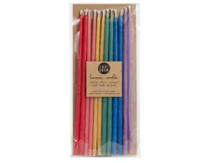 Knot & Bow Tall Beeswax 🌈 Party Candles
