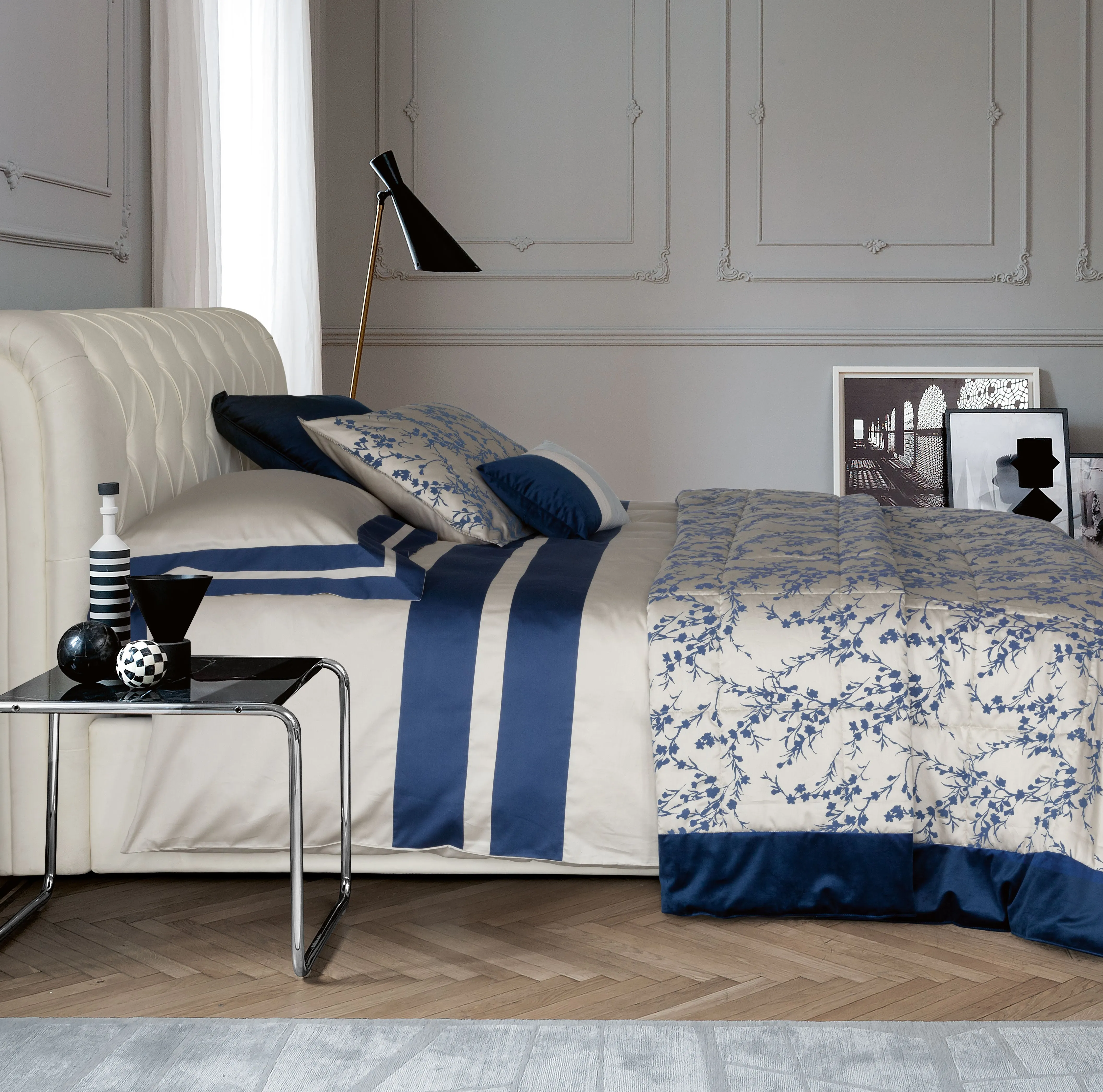 La Perla Home Collection Cushion Airon Blue (48x48)