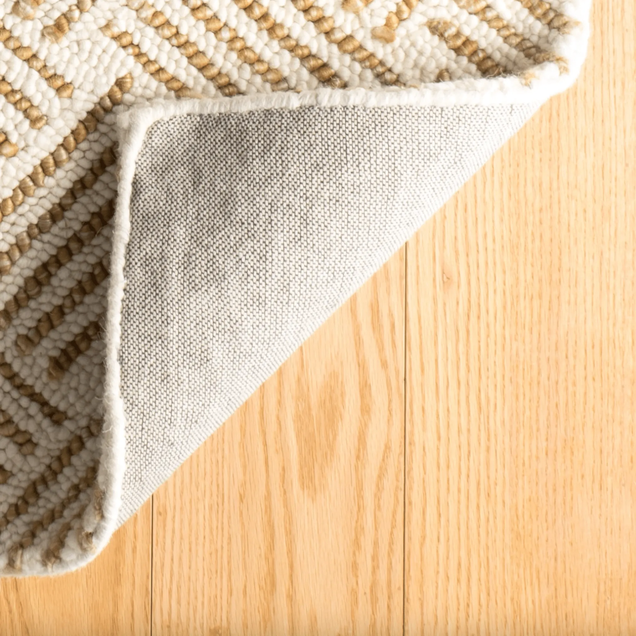 Layers Hand Hooked Wool Rug - Ochre